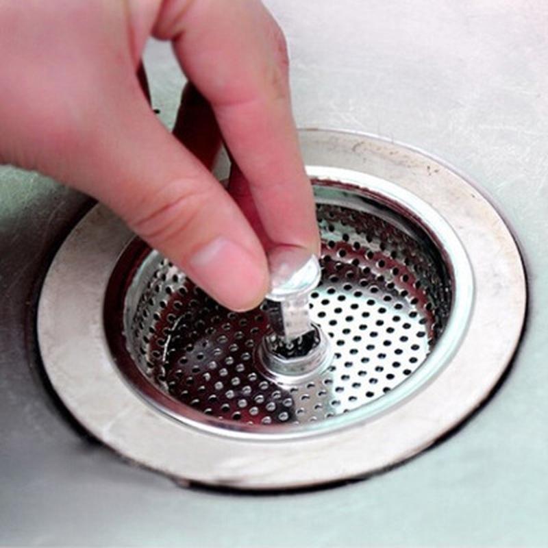 1pcs Stainless Sink Strainer Water Drain Plug Sink Stopper Filter Hair Catcher Drainage Accessories