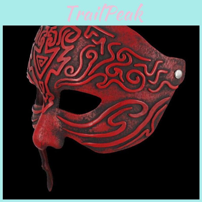 Pattern Ancient Geometric Resin Mask Role Playing For Christmas Halloween And