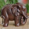 Natural Agarwood Elephant Wood Carving  Wood Crafts Antique Decoration Health