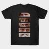 Men Black Print T-shirt The Burbs Stare - Staredown Collage No-Cut Transfer Paper Print Cotton Tshirt