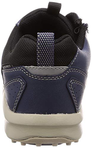 Spalding Men's Waterproof Spikeless Golf Shoes, Wide Fit, Size 4E, CIS 3550, Navy, Size 25.0 cm