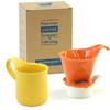 ZEROJAPAN Geschenkset mit Kaffeefilter, L-Café-Becher und gelbem Pfeffer & (mit Tablett) DMZ-16 TG/YP