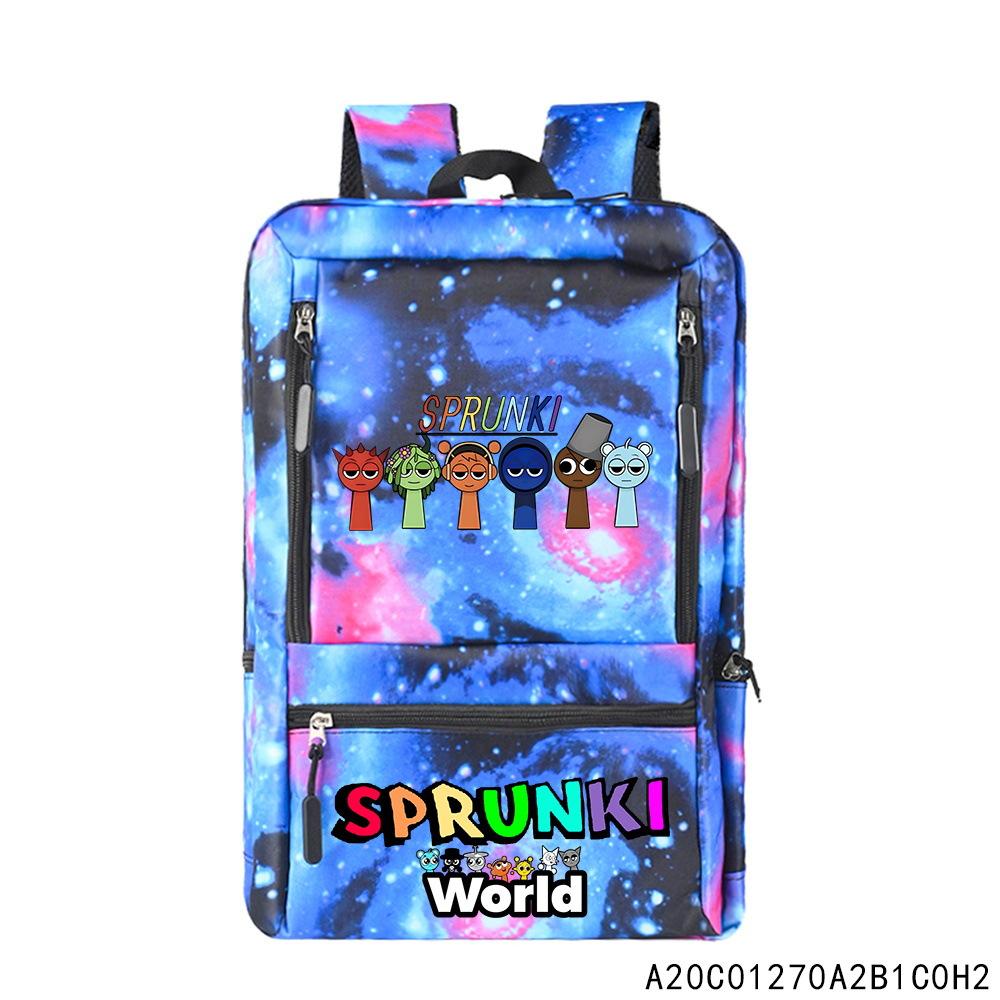 Rhythm Box Children Primary School Boys Schoolbag 1-3-6 Grade Lightweight Dirt-Resistant Backpack Backpack