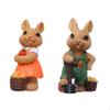 2 PCS Easter Statues