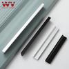 WV Silver Black Kitchen Cabinet Handles Dressers Closet Aluminum Knobs Pulls Drawer Furniture Handle Cupboard Wardrobe Hardware