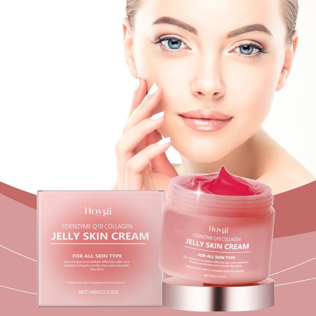 Collagen Jelly Cream Deep Moisturizing Face Cream Dry Skin Relief Oil Balance Smooth Skin 75ml