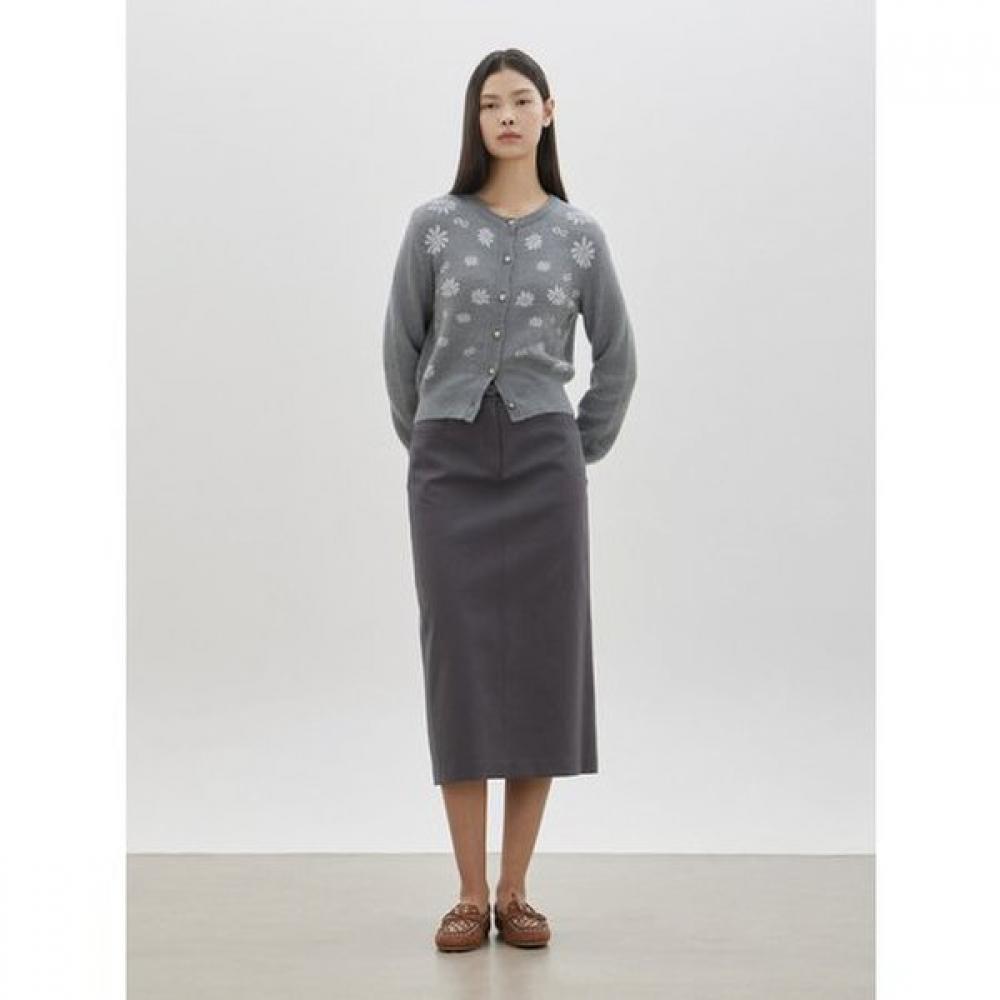 Cc Collect Flower Jacquard Cardigan  C261ksl002 