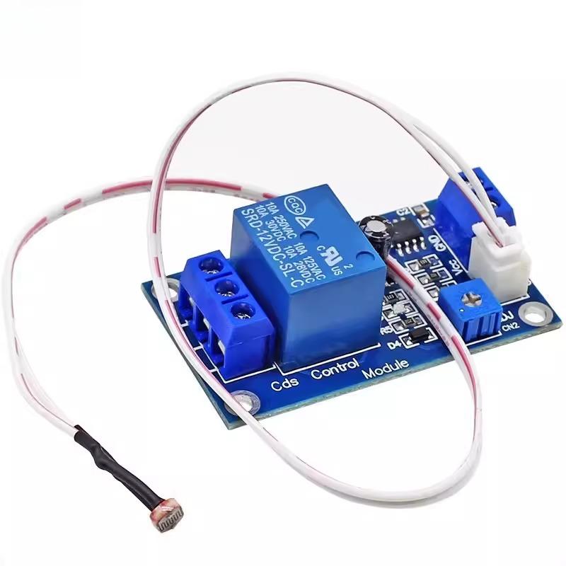 5V 12V 24V Light Sensor Switch Module Photosensitive Relay Light Control Brightness Detection