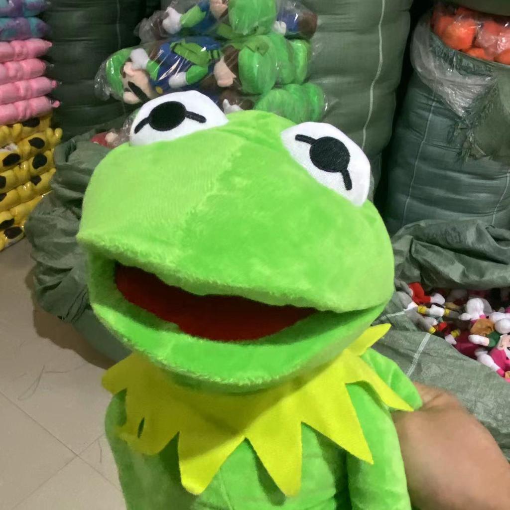 In-Stock Kermit the Frog Plush Hand Puppet - Sesame Street Cartoon Toy