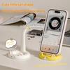 Anti Slip Cat Desktop Stand Resin Cat Shape Phone Bracket Cat Mobile Phone Holder  Home Ornaments