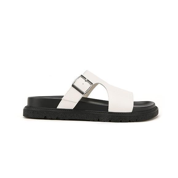 [] Geometric Aesthetics~ Buckle Thick Bottom Casual Beach Slippers Women's Sandals Outer Wear Summer