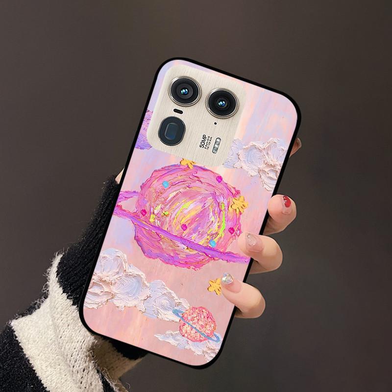 For Motorola Edge 50 Ultra Cover Flower TPU Silicon Back Soft Case Funda For Moto Edge 50 Fusion Edge50 Pro ultra Bumper Coque