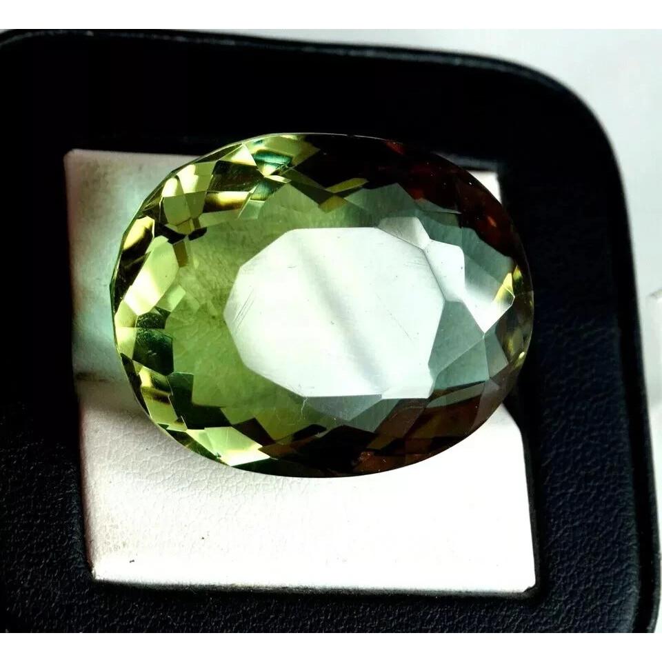 Beautiful Oval Color Change Alexandrite Shiny Natural 75 Ct+ Certified Gemstone