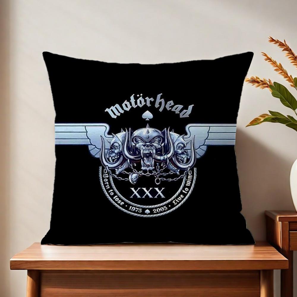 The Band M-Motorheads Comfortable soft Pillow Case for Sofa Living Room Home office Decor Protective Covers