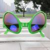 Funny Alien Eyeglasses Party Goggles Rainbow Lenses Goggles Holiday Dance Aliens Alternative Shapes for Party Lentes De Sol