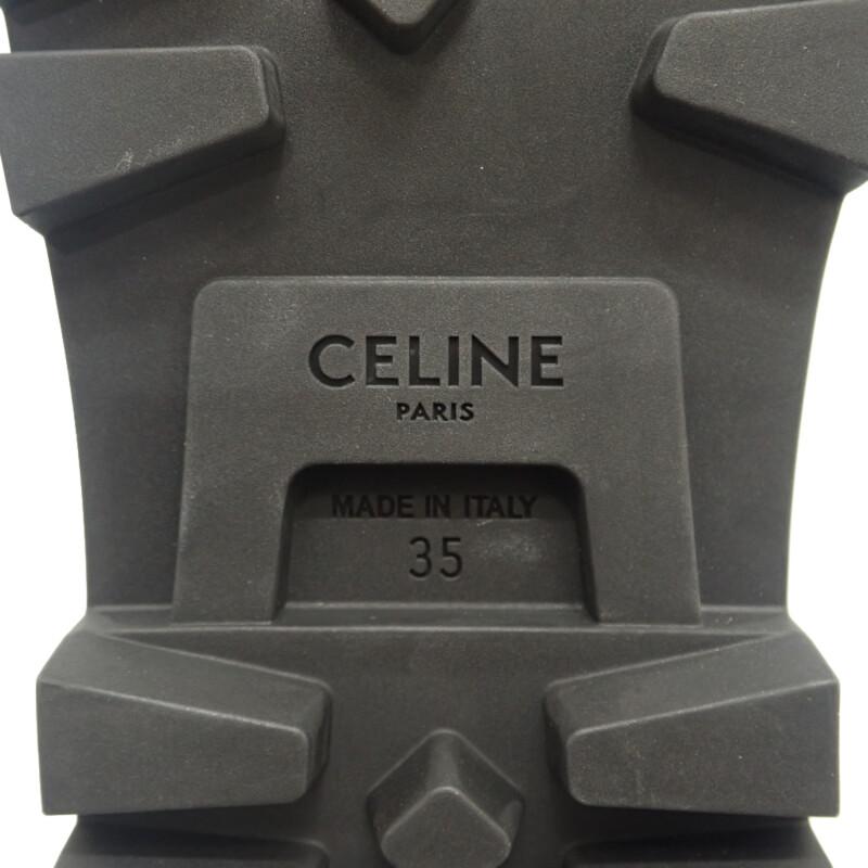 CELINE  343142198C.38NO Sneakers Black Canvas/leather Women