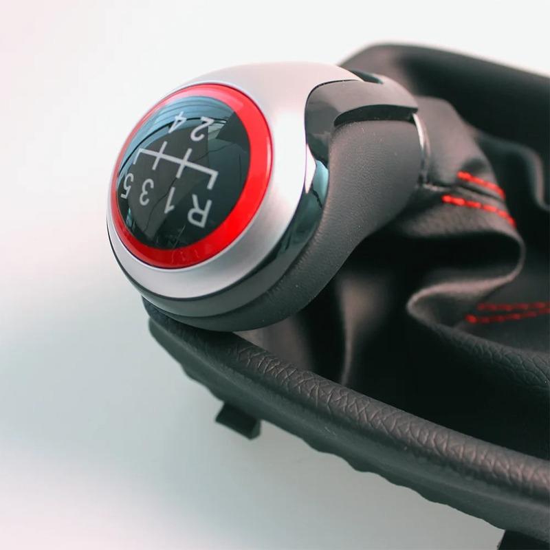 New Gear Shift Knob for VW Polo 9N 9N2 2002 2003 2004 2005 2006 2007 2008 2009 with Lever Shifter PU Leather Gaitor Boot Cover