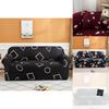 Floral Leaves Printed Soft Sofa Cover For 1/2/3/4 Seater Couches Excellent Fit And Stretch