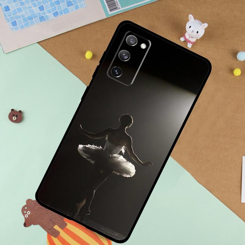 Ballet Ballerina Dancer Soft Case For Samsung Galaxy S24 Ultra S9 S10 S20 S22 S21 Plus S23 FE S25 Ultra Funda Cover
