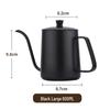 Shangqi 201 Stainless Steel Gooseneck Pour Over Kettle