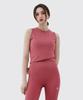 Nokjok High-Gauge Crop Sleeveless Running Yoga Wear Pilates Wear