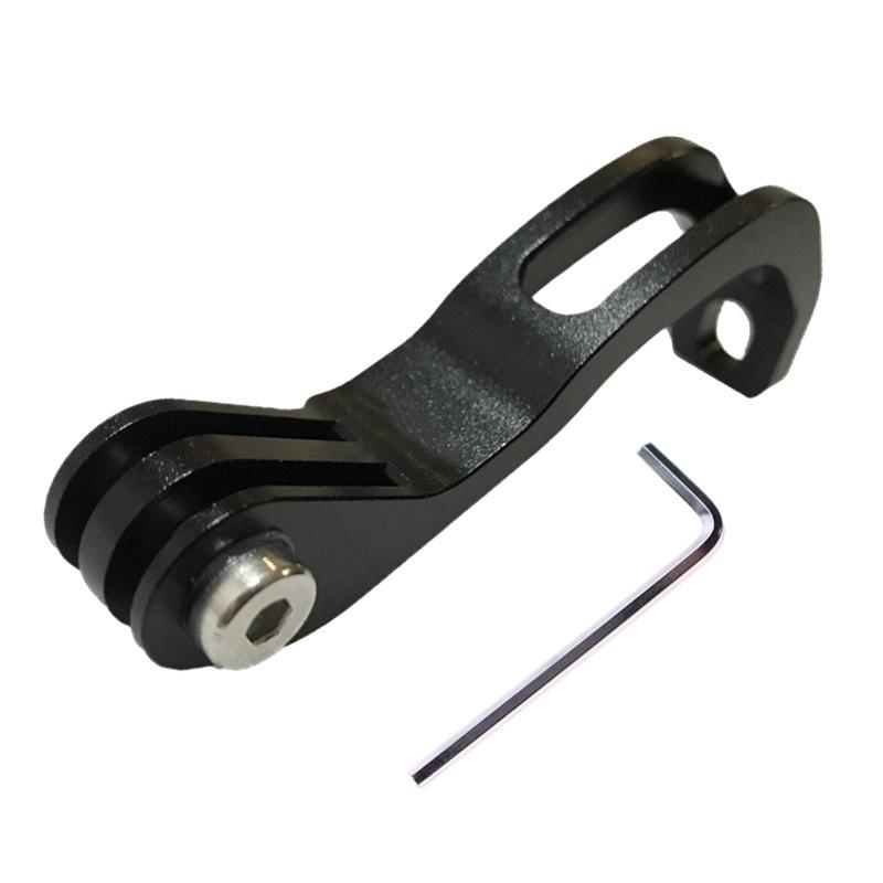 Aluminum Alloy Front Fork Light & Camera Mount for Road/Folding Bikes, Compatible with GoPro