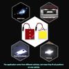 GrandviewTM COB 10-Pack 48-SMD DC12V LED Panel Dome Lamp Auto Car Interior Reading Plate Light Roof Ceiling Interior Wired Lamp With 10X BA9S T10