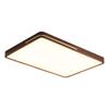 Modern Walnut Wood & Copper Ceiling Lamp: Stylish Chinese Design for Living Room, Bedroom, or Dining Room