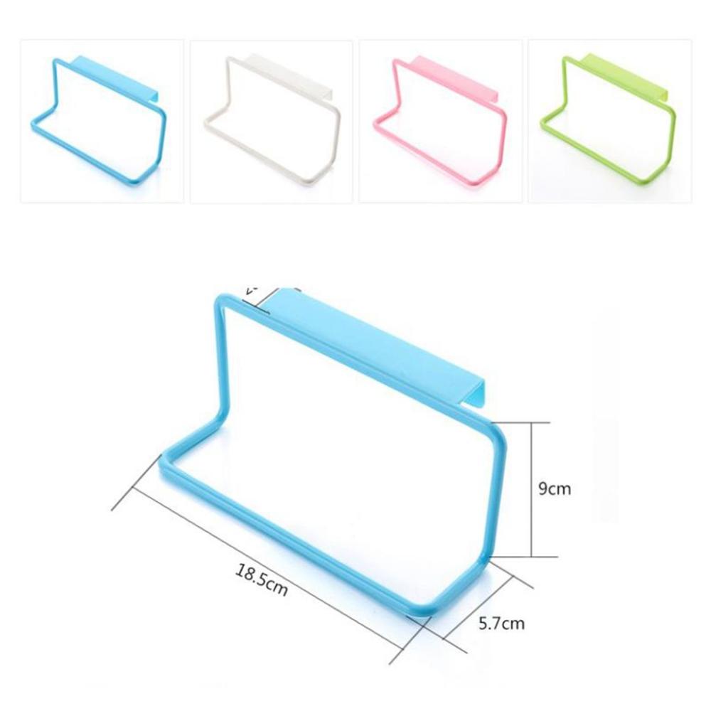 Pole ABS for Cupboard Cabinet Household Towel Rack Kitchen Storage Door Back Organizer Rag Holder