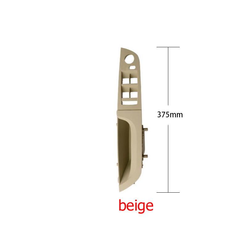 Gray Beige Black Left Car Interior Handle Inner Door Armrest Panel Pull Trim Cover For BMW 3 Series E90 E91 328 330