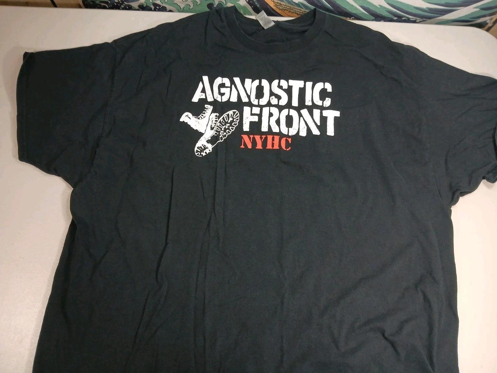 Agnostic Front NYHC T Shirt 3XL New York Hardcore Punk 4XL