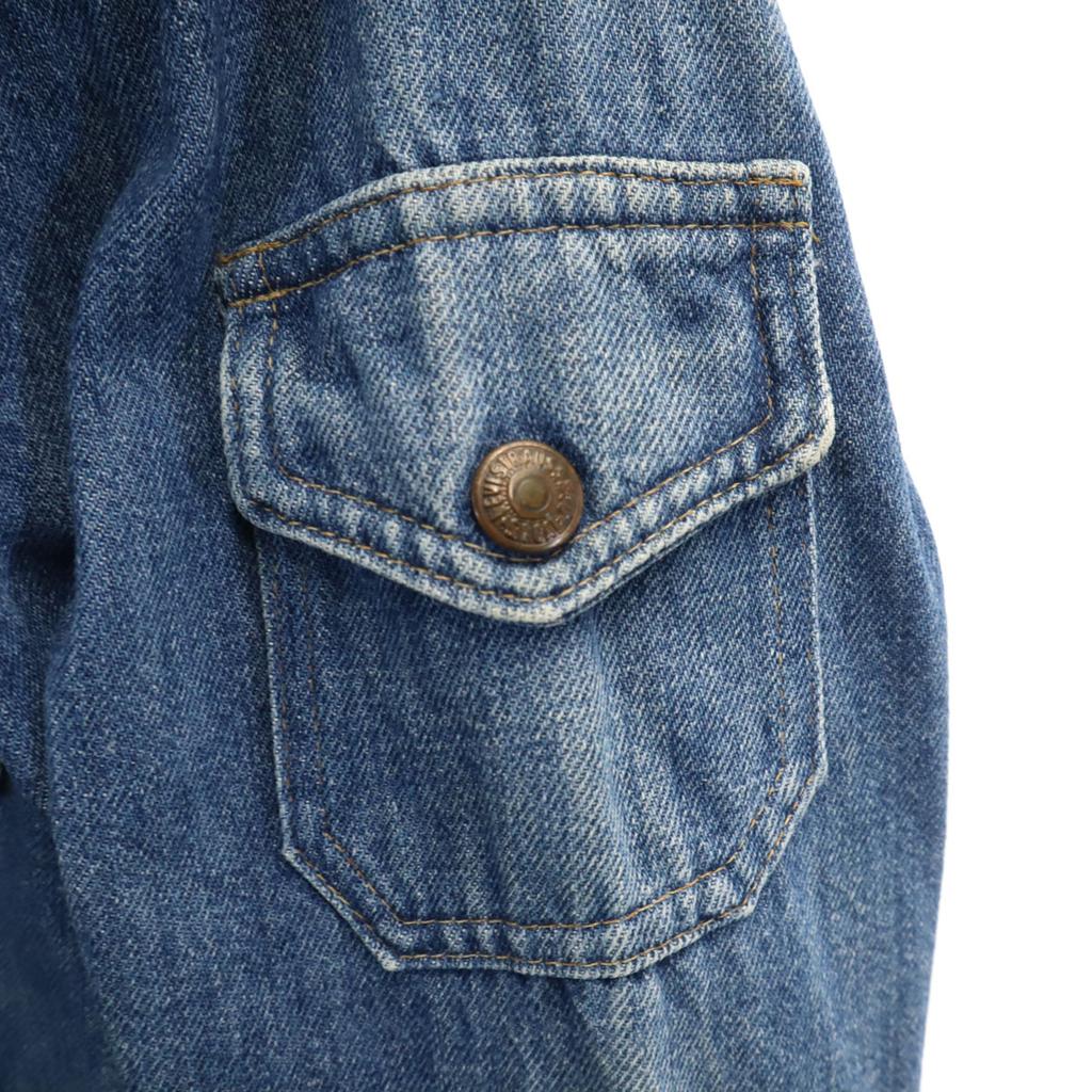 Levi's 70s Made in USA Vintage Long sleeve Denim shirt S Wash blue Men's Used