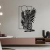 Handmade Iron Leopard Wall Art, Minimalist Safari Home Decor, Metal Sculpture