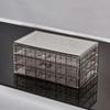 72 Grids Nail Organizer Box Transparent Necklace Bracelet Rack  for Earrings Rings