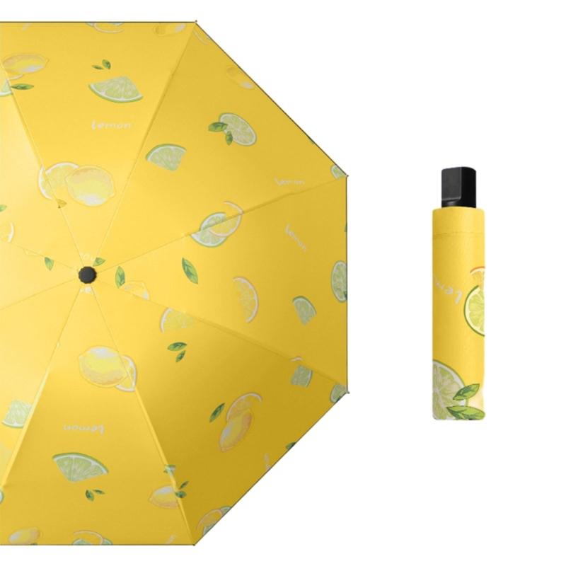 Tragbare Sonnenschutzschirme mit widerstandsfähiger schwarzer Beschichtung, Frucht