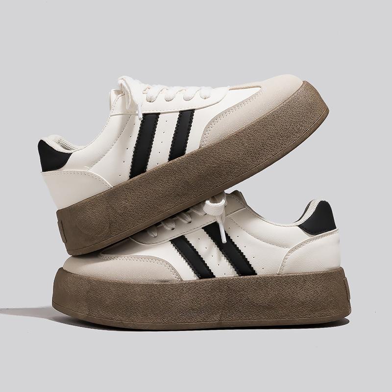 Popular Thick-soled Forrest Gump German Training Shoes Women's 2025 New Spring and Summer Retro Niche Height-increasing Shoes Versatile Casual Board