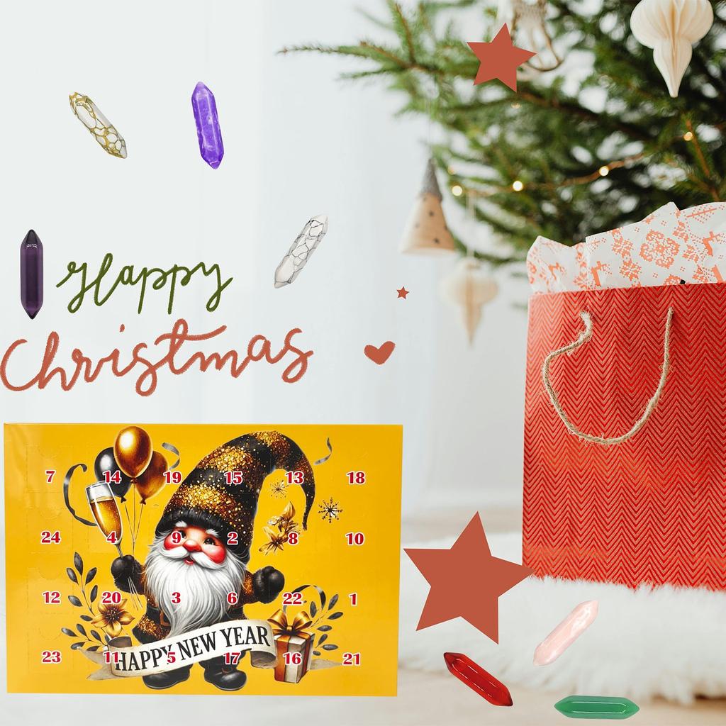 Christmas Arrival Calendar Dwarf 24 Christmas Crystal Blind-Box