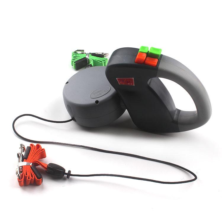 

Kuangjia Dual-Headed Retractable 360° Dog Leash 22cm*13cm сірий колір