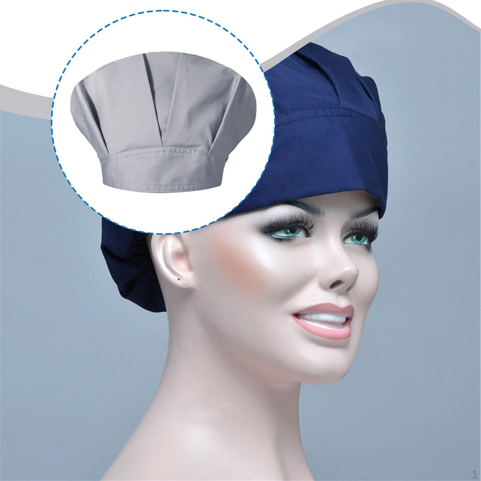 

Chef Cap Catering for Unisex Adults Gifts Multifunctional Accessories серый