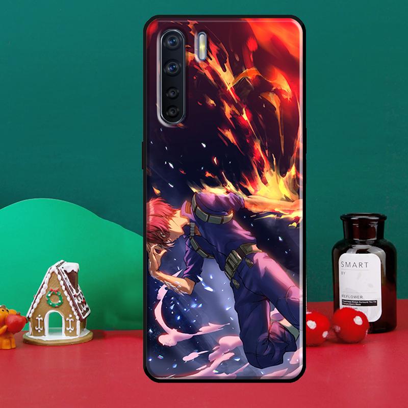 Anime Shoto Todoroki Fall Für OPPO A74 A54 A94 A31 A53 A5 A9 2020 A52 A72 A1K A83 A91 A93 a3S A5S A15 Abdeckung