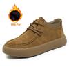 British Style Men Casual Flat Designer Shoes High Quality Comfy Genuine Leather Office Shoes Outdoor Antiskid Social Dress Shoes