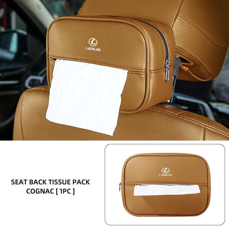 Car Seatback Organizer Tissue Box Napkin Holder Paper Case Accessories For Lexus IS250 IS200 ES350 GS400 GS430 GX460 HS250h