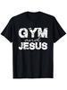 Men'S Graphic T-Shirt for The Gym - A Faith-Inspired Workout Tee Featuring Striking Text, Black Religious Wear Suitable