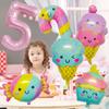 New Candy Ice Cream Balloon Set Baby Birthday Party Photo Props 32-Inch Pink Digital Scene Arrangement