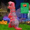 KASTOBS Inflatable Dinosaur Tyrannosaurus Halloween Perfect for New and for Adults and Children Size Costume, Cosplay, Rex, Costume, Air-Filled,