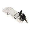 Motorcycle Rear Trunk Lock Stainless Steel Fittings Easy To Install Repair Sturdy Replace Tail Box