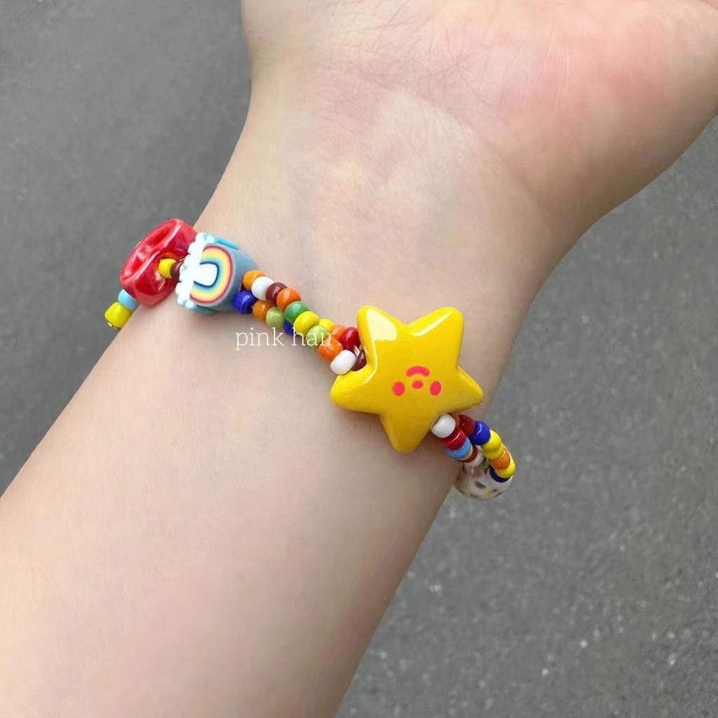 Dopamine Monster Beaded Bracelet Cute Exquisite Niche Student Girl Couple Girlfriend Bracelet Gift