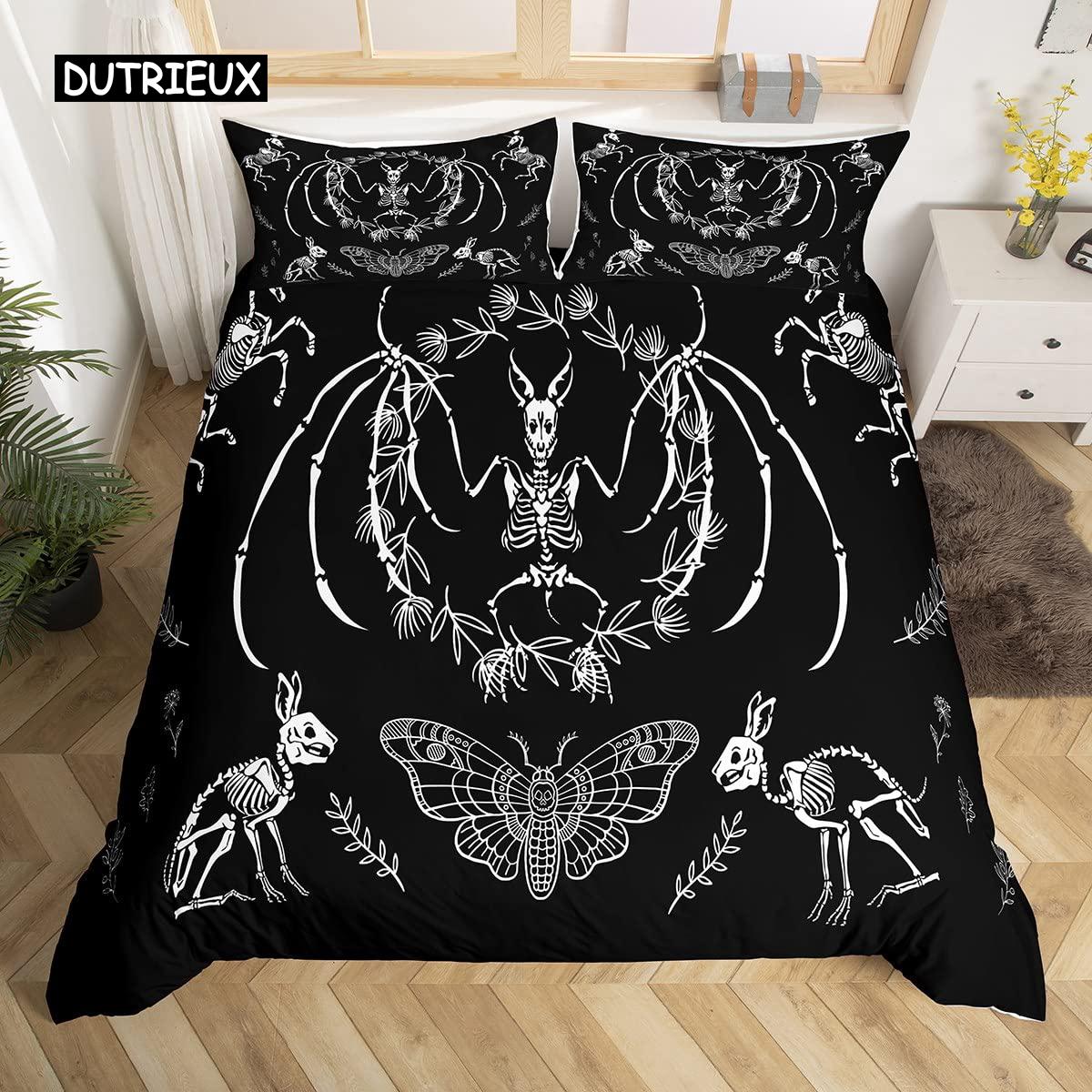 

Пододеяльник Хэллоуин Летающие летучие мыши-вампиры Пододеяльник Полиэстер Колдовство Волшебный стеганый чехол Подарки на праздник Украшение комнаты EU single(135x200cm)