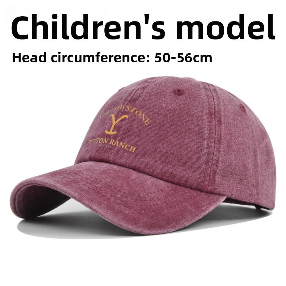 Stone Yellow Letter Embroidery Baseball Cap Sun Protection Breathable Gift Hat