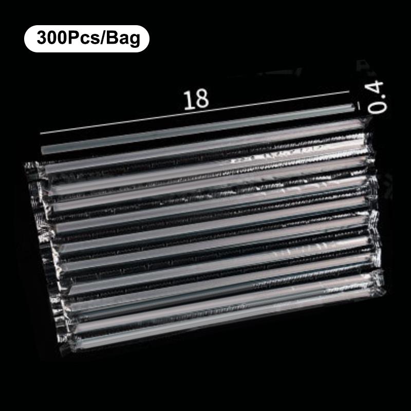 Disposable Drinking Straw Transparent Plastic Drinking Straw For Milk Smoothie Slushie Juice Bubble Tea Straw